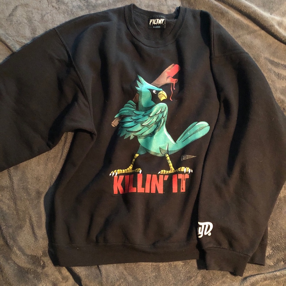 “KILLIN IT” baseball bird crewneck sweatshirt